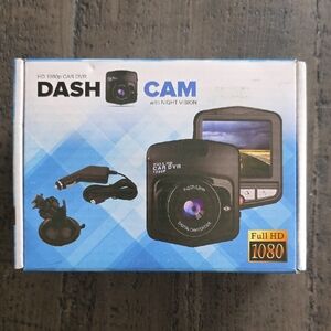 Dash Cam with Night Vision - Black